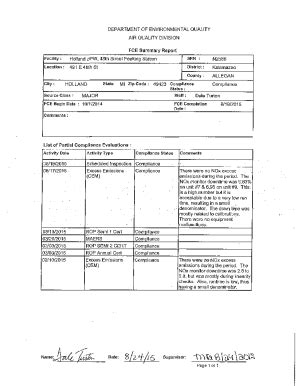 Fillable Online Holland Bpw Th Street Peaking Station Fax Email