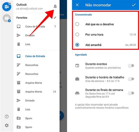 Outlook no celular como configurar as notificações E mail TechTudo