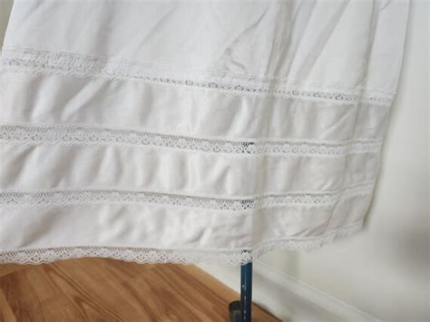 Vintage Sears White Slip Negligee Lingerie Dress Gem