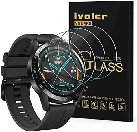 ivoler Pack de 4 Film de Protection décran en Verre Trempé pour Garmin