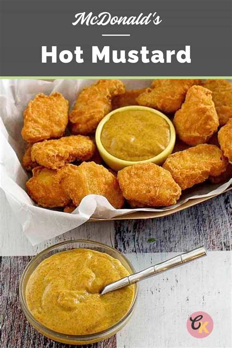 McDonald S Hot Mustard How To Make It At Home CopyKat Recipes