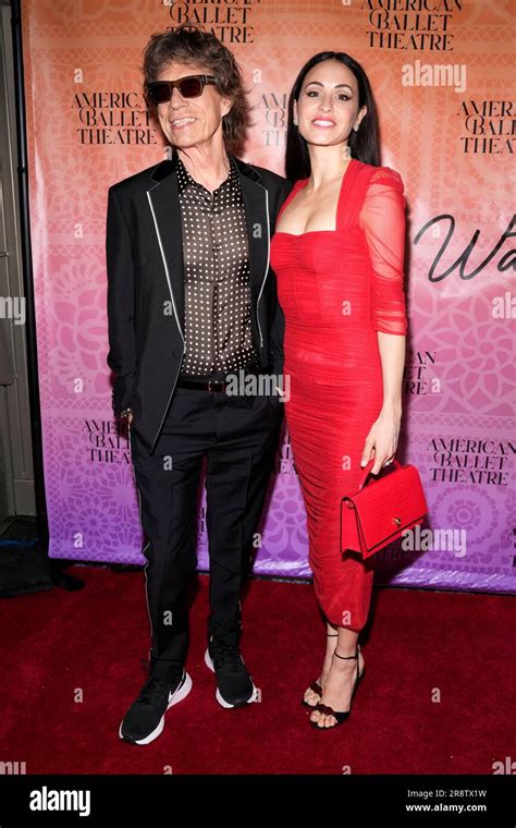 Mick Jagger And Melanie Hamrick Attend The American Ballet Theatre June