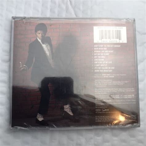 New Michael Jackson Off The Wall Special Edition Remaster Cd 2001 Epic