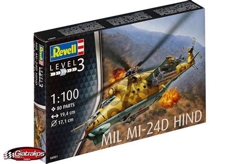 Mil Mi 24d Hind Model Set Scale 1100 Revell 64951