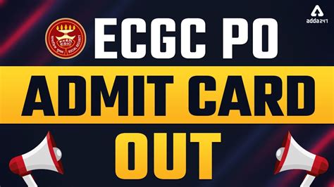 Ecgc Po Admit Card Out Ecgc Po Preparation Playlist Links In