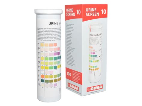 GIMA URINE STRIPS 10 PARAMETERS Professional Use