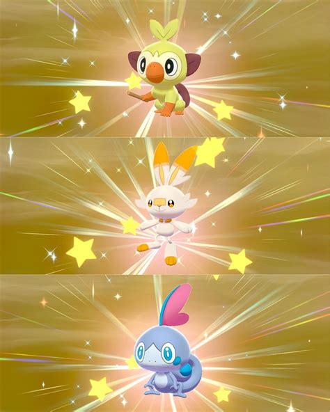 [8] Shiny grookey after 104 eggs. Now the trio is complete.🥳 : r ...