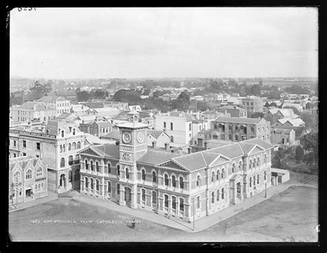 Christchurch from Cathedral Tower free public domain image | Look and Learn