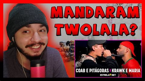 KRAWK e MARIA x COAB e PITÁGORAS 86ª BATALHA DA NORTE REACT BAUEB