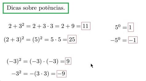 Aplicando A Defini O De Pot Ncia Calcule O Valor De