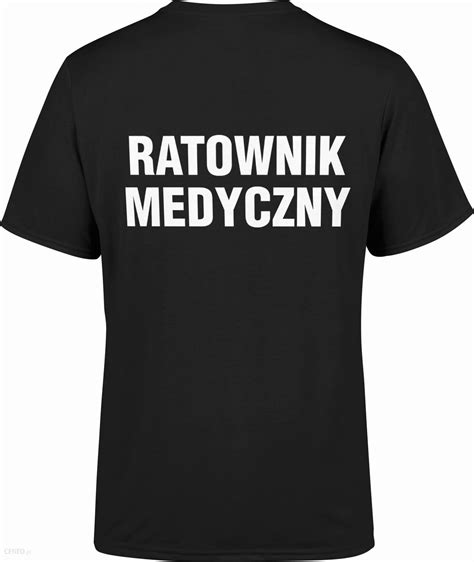 Ratownik Medyczny M Ska Koszulka Ratownictwo Prezent Dla Ratownika