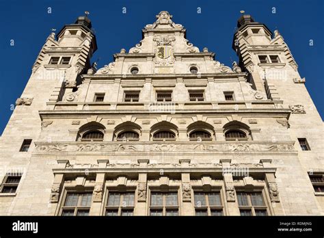 Leipzig Germany November 15 2018 Facade Of New Town Hall Neues