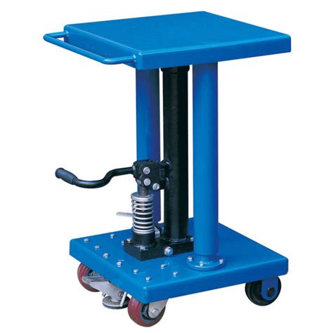 Work Positioning Post Lift Table With Foot Control 500 Lb Capacity