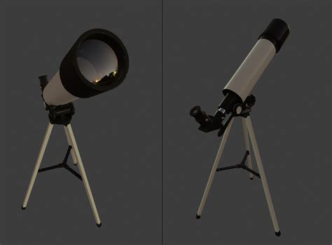 Backyard Telescope Render Model by Books | Download free STL model ... 