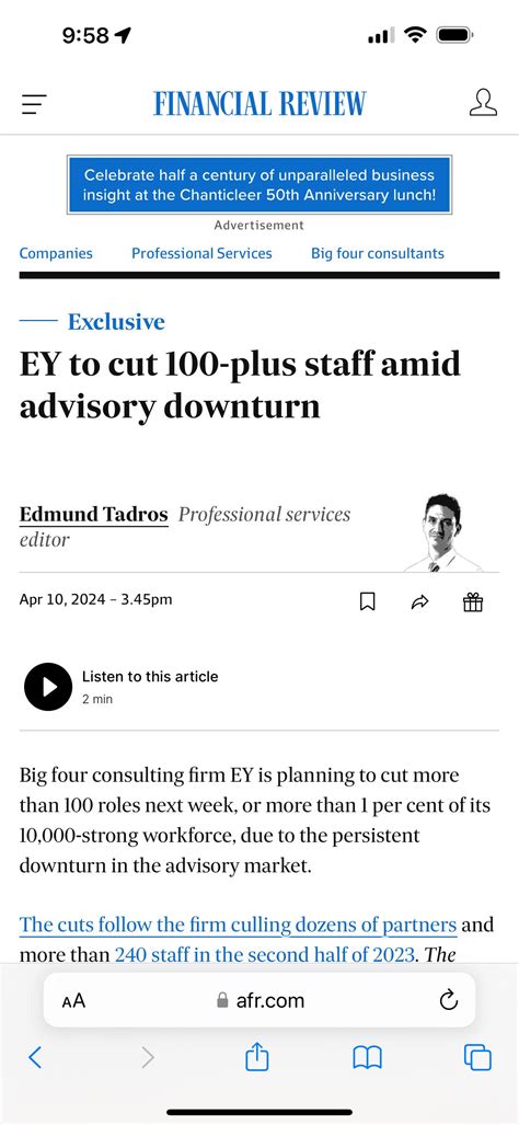 Any insight into which service lines this staff cut will affect? : r/Big4