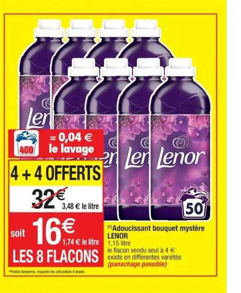 Promo Adoucissant Bouquet Mystère Lenor chez Cora iCatalogue fr