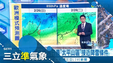 今起連冷3天 週末平地發布低溫特報 北台灣受強烈大陸冷氣團影響越晚越濕冷 週一短暫回溫陽光露臉｜氣象老大 吳德榮｜【三立準氣象