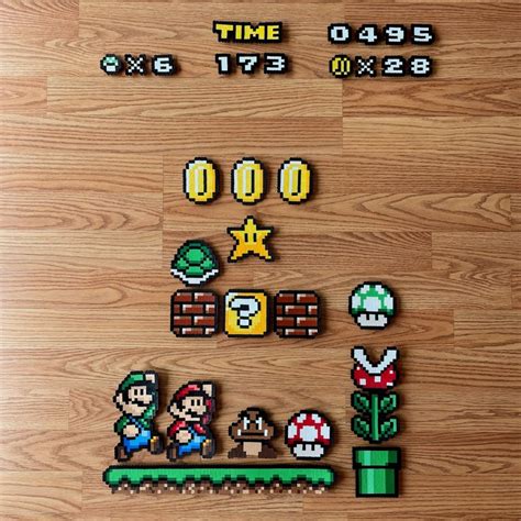 Super Mario Magnet Set Etsy