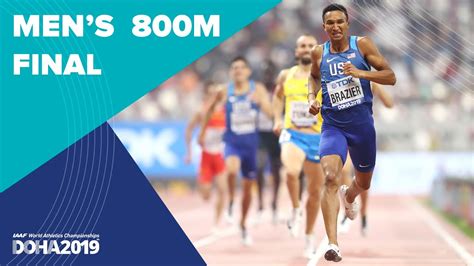 Mens 800m Final World Athletics Championships Doha 2019 Youtube