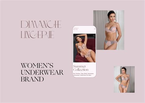 Dimanche Lingerie New Website Redesign On Behance