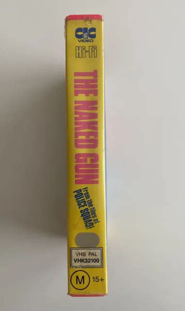 The Naked Gun Vhs Cic Taft Video Big Box Ex Rental Tape Leslie