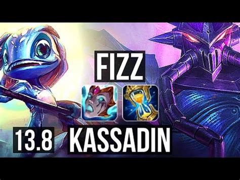 Fizz Vs Kassadin Mid Legendary Games M Mastery