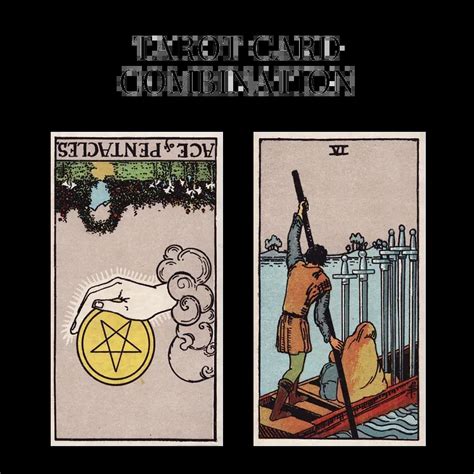 Ace Of Pentacles Reversed AND Six Of Swords