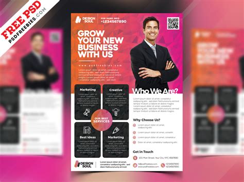 Multipurpose Corporate Flyer Design Free Psd By Psd Freebies On Dribbble