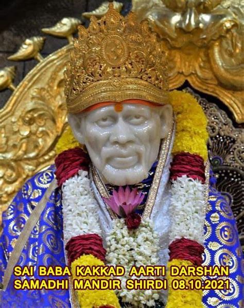 Sai Baba Kakkad Aarti Darshan Sai Baba Lakshmi Images Buddha Statue