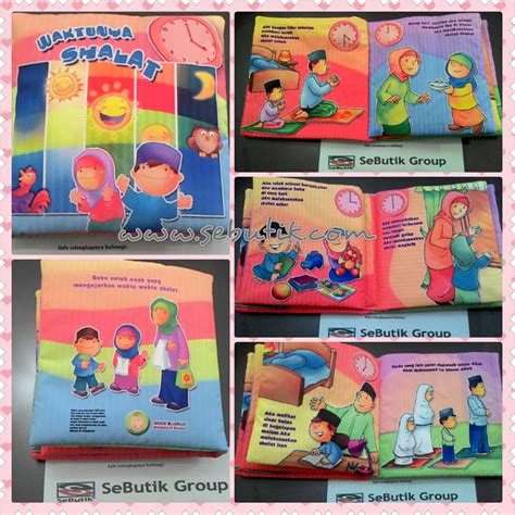 Waktunya Sholat Buku Bantal Islami Sebutik Edutoys