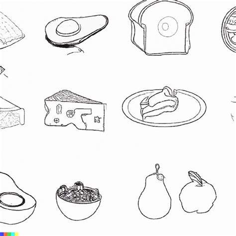 Comidas para Pintar: Desenhos, Figuras e Atividades Grátis