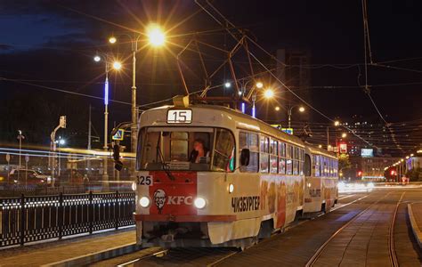 Yekaterinburg Tatra T Su Photo Urban Electric Transit