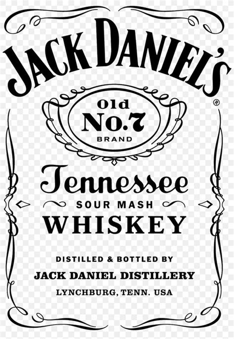 Jack Daniel's Rye Whiskey Logo, PNG, 1028x1488px, Whiskey, Area, Black ...