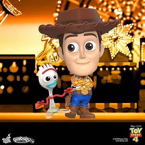 Hot Toys Toy Story Woody Forky Cosbaby S Bobble Head