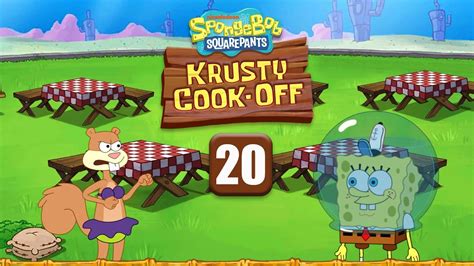 SpongeBob Krusty Cook Off Sandy S BBQ Part 20 Level 16 20