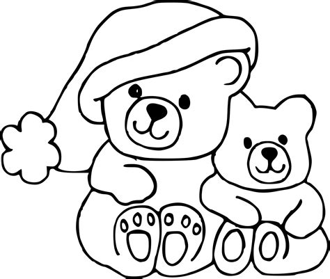 Coloriage Ourson De Noel Serviratusb