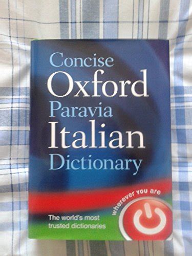 Concise Oxford Paravia Italian Dictionary Oxford Dictionaries