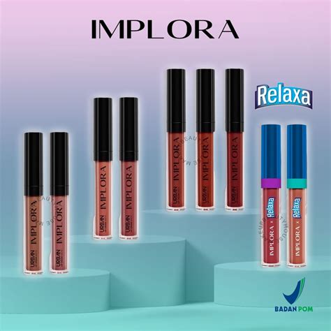 Jual Implora Urban Lip Cream Matte X Relaxa Shopee Indonesia