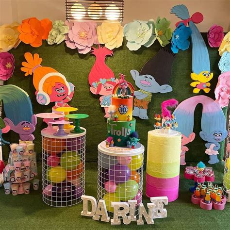 70+ Trolls Birthday Party Ideas to Plan a Vibrant & Unforgettable Day! - MOMtivational