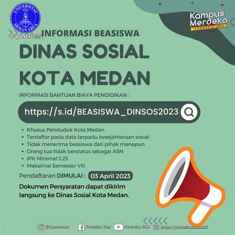 Pembukaan Beasiswa Dinas Sosial Kota Medan Fakultas Pertanian