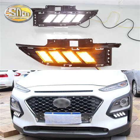 2PCS LED Daytime Running Light For Hyundai Kona Encino 2018 2019