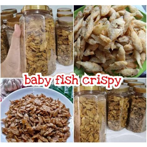 Jual Cemilan Ikan Baby Fish Crispy Kripik Ikan Nila Ikan Krispi