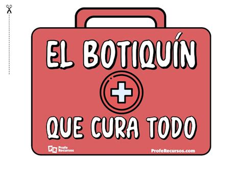 BLOG DE RECURSOS ESCOLARES EL BOTIQUÍN QUE CURA TODO MANUALIDAD