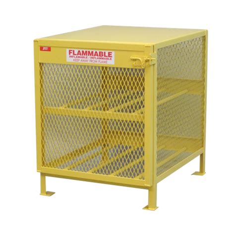 Horizontal Propane Tank Storage Cabinet