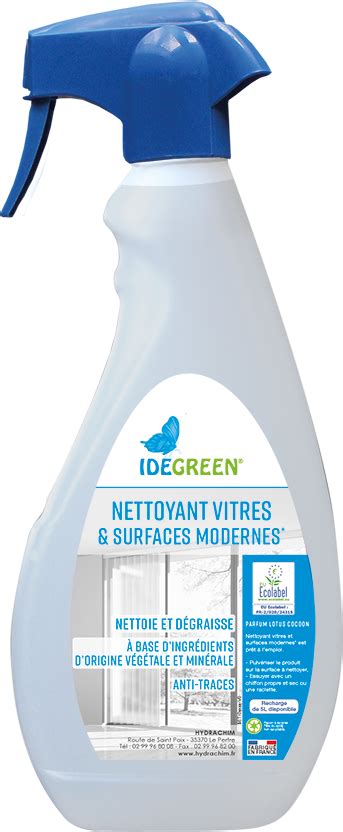 Nettoyant Vitres Et Surfaces Modernes Ecolabel Hydrachim