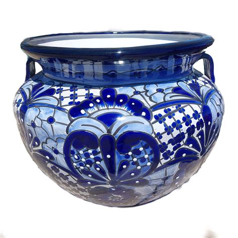 Blue and White Talavera Chata | Ten Thousand Pots | Blue and white