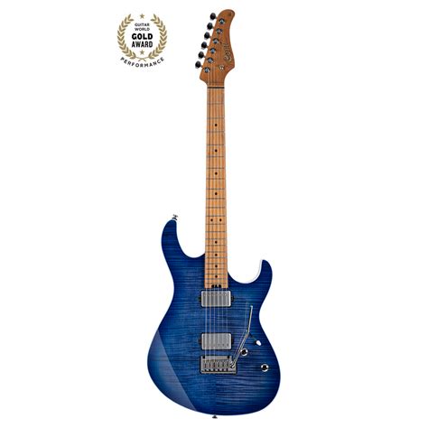 Cort G290 Fat Ii Bright Blue Burst Electric Guitar Music Gallery