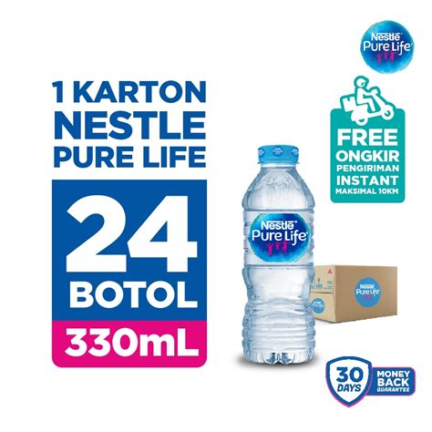 Jual Air Mineral Nestle Pure Life 330mL 1 Karton Pure Life Air