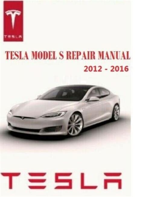 Repair Manual Tesla Model S Wiring Diagram 2012 2016 Tradebit