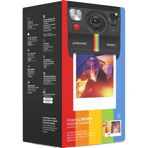 Polaroid Now Gen 2 Everything Box Black Instant Cameras Photopoint